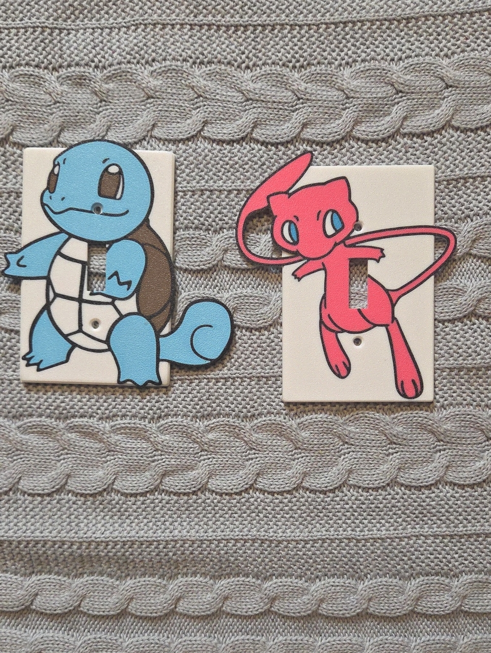 Pokemon Squirtle Mew Room Decoration Wall Plate Light Switch Covers Custom Made